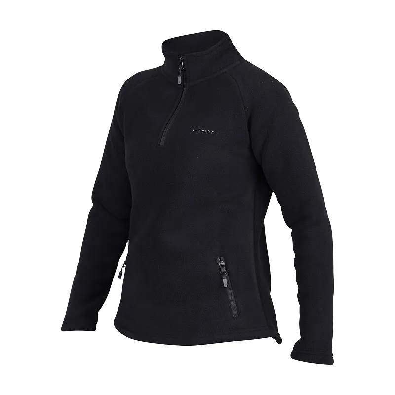 Aubrion Restore Half Zip Fleece Ladies in Black-1